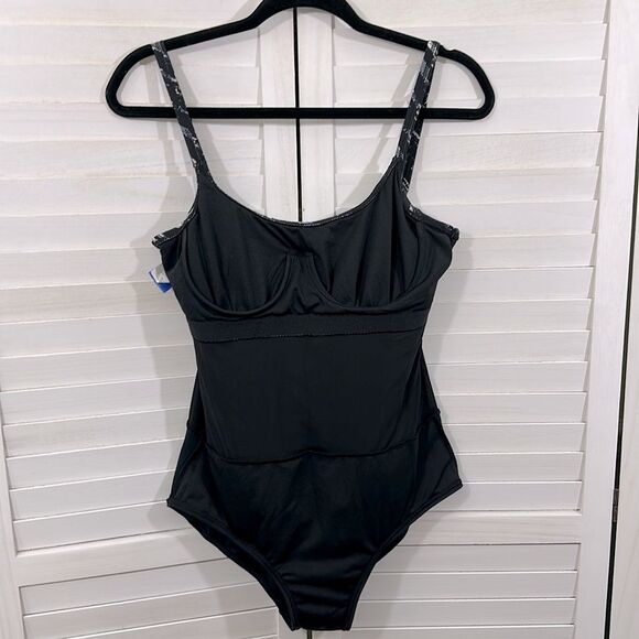 Bryon Blue Swimsuit Size 10 One Piece Underwire EUC - Picture 10 of 14